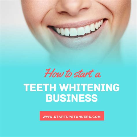 Teeth Whitening Business Start.
